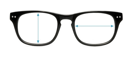 Eyeglass Frame Measurement Chart