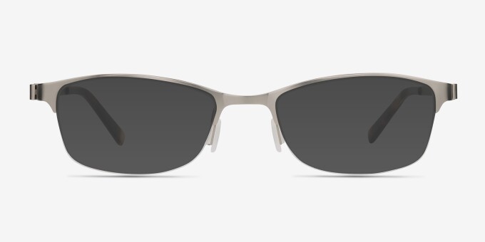Pearl Silver MetalEyeglass Frames from EyeBuyDirect, with Tinted Lenses