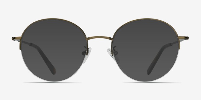 Albee Bronze MetalEyeglass Frames from EyeBuyDirect, with Tinted Lenses