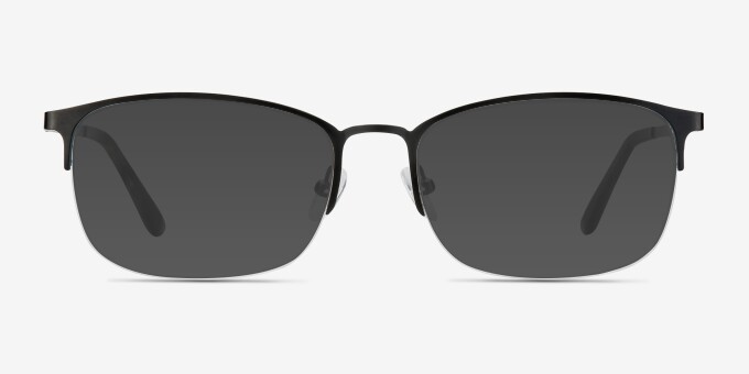Paradox Black MetalEyeglass Frames from EyeBuyDirect, with Tinted Lenses