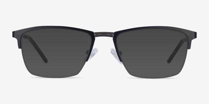 Osmosis Black MetalEyeglass Frames from EyeBuyDirect, with Tinted Lenses