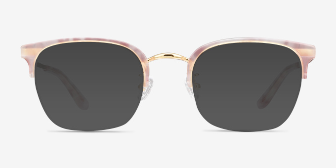 Curie Pink Acetate, MetalEyeglass Frames from EyeBuyDirect, with Tinted Lenses