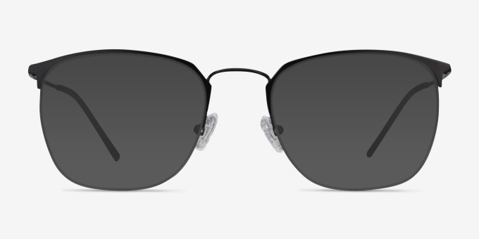 Urban Black MetalEyeglass Frames from EyeBuyDirect, with Tinted Lenses