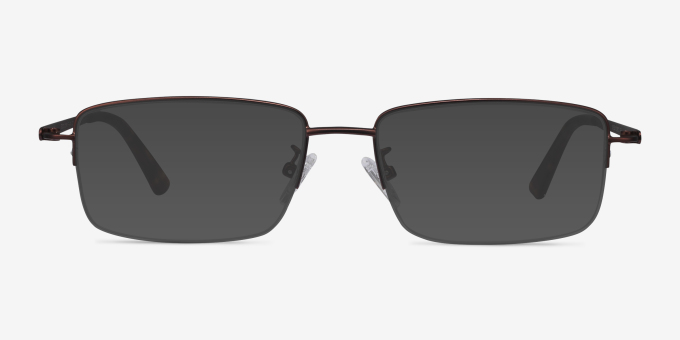 Studio Coffee MetalEyeglass Frames from EyeBuyDirect, with Tinted Lenses