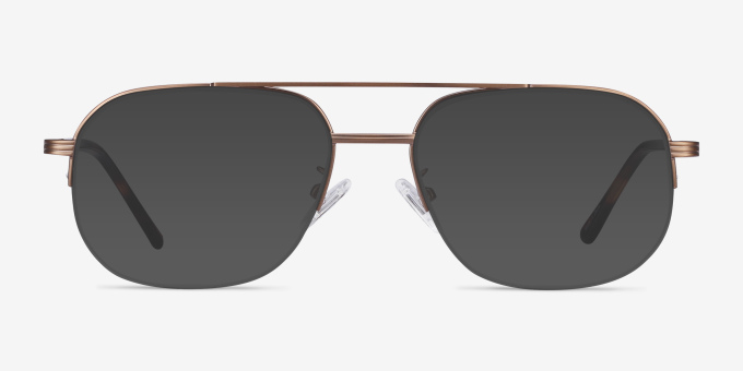Carlson Bronze Acetate, MetalEyeglass Frames from EyeBuyDirect, with Tinted Lenses