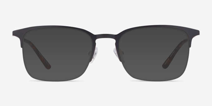 Owen Black MetalEyeglass Frames from EyeBuyDirect, with Tinted Lenses
