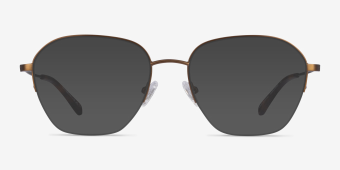 Lifetime Bronze MetalEyeglass Frames from EyeBuyDirect, with Tinted Lenses