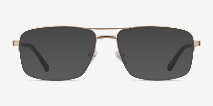 Yorkville Gold MetalEyeglass Frames from EyeBuyDirect, with Tinted Lenses