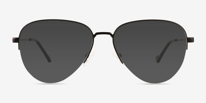 Andie Black MetalEyeglass Frames from EyeBuyDirect, with Tinted Lenses