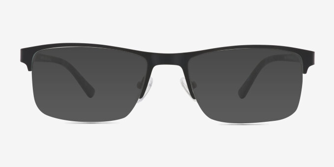 Robertson Black AcetateEyeglass Frames from EyeBuyDirect, with Tinted Lenses