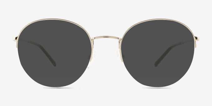 Nico Argenté MétalMontures de lunettes de vue d'EyeBuyDirect, Avec des Verres Teintés
