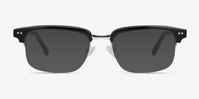 Kurma Black AcetateEyeglass Frames from EyeBuyDirect, with Tinted Lenses