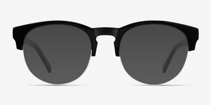 Zoot Black AcetateEyeglass Frames from EyeBuyDirect, with Tinted Lenses