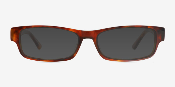 Dieppe Tortoise Alternative MaterialsEyeglass Frames from EyeBuyDirect, with Tinted Lenses