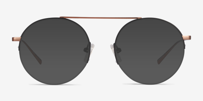Origin Black TitaniumEyeglass Frames from EyeBuyDirect, with Tinted Lenses
