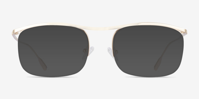 Zylo Gold TitaniumEyeglass Frames from EyeBuyDirect, with Tinted Lenses