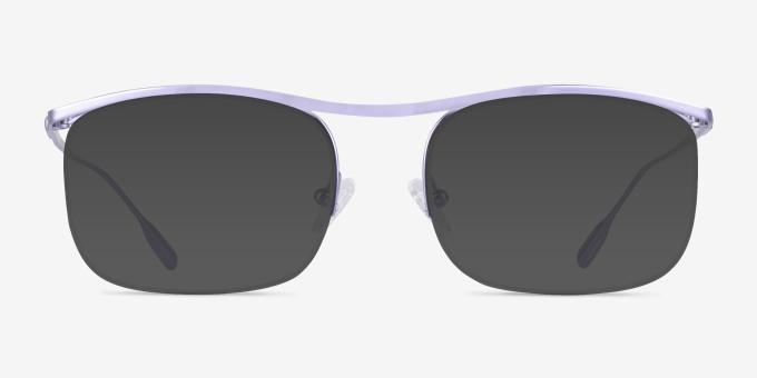 Zylo Purple TitaniumEyeglass Frames from EyeBuyDirect, with Tinted Lenses