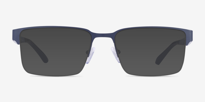 Armani Exchange AX1075 Matte Blue MétalMontures de lunettes de vue d'EyeBuyDirect, Avec des Verres Teintés