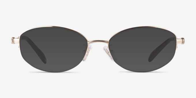 Coach HC5207TD Shiny Light Gold TitaniumEyeglass Frames from EyeBuyDirect, with Tinted Lenses