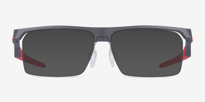 Oakley Coupler Satin Light Steel PlasticEyeglass Frames from EyeBuyDirect, with Tinted Lenses