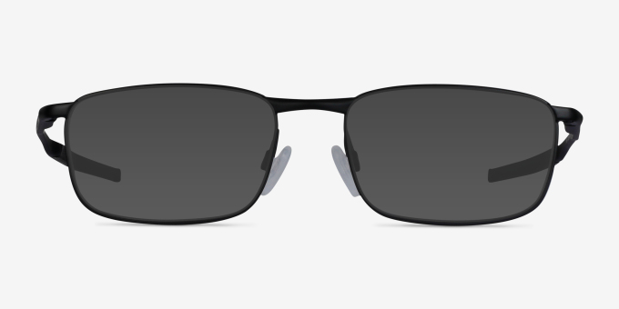 Oakley Barrelhouse Matte Black MetalEyeglass Frames from EyeBuyDirect, with Tinted Lenses
