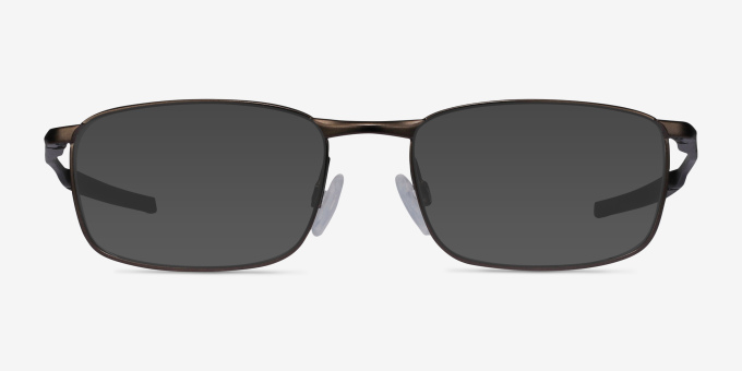 Oakley Barrelhouse Pewter MetalEyeglass Frames from EyeBuyDirect, with Tinted Lenses