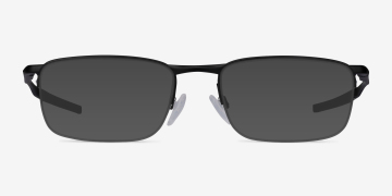 Oakley Barrelhouse 0.5 - Rectangle Matte Black Frame Glasses For 