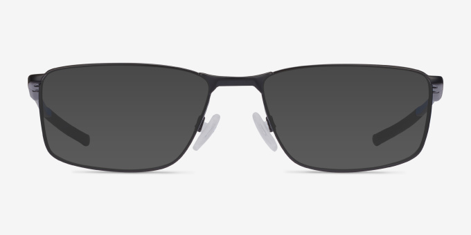 Oakley Socket 5.0 Satin Black Blue MetalEyeglass Frames from EyeBuyDirect, with Tinted Lenses