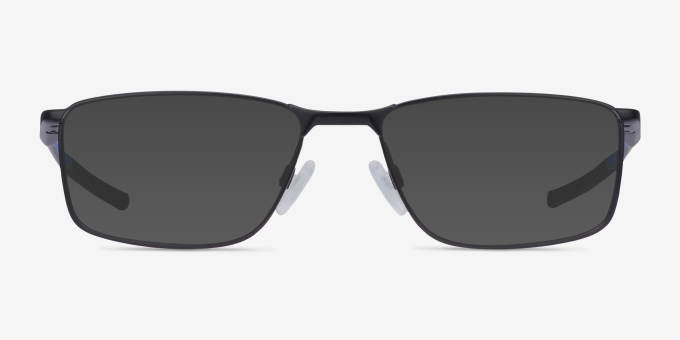 Oakley Socket 5.0 Satin Black Blue MetalEyeglass Frames from EyeBuyDirect, with Tinted Lenses