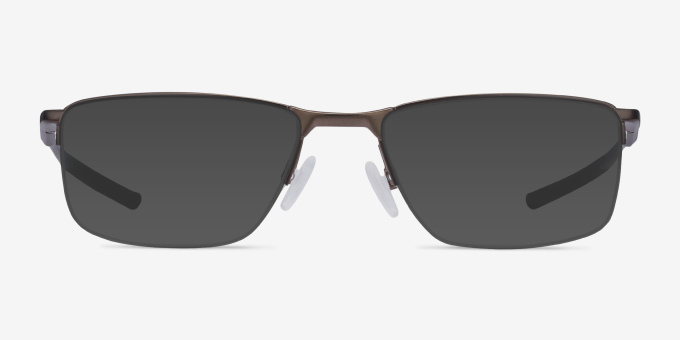 Oakley Socket 5.5 Satin Pewter MetalEyeglass Frames from EyeBuyDirect, with Tinted Lenses