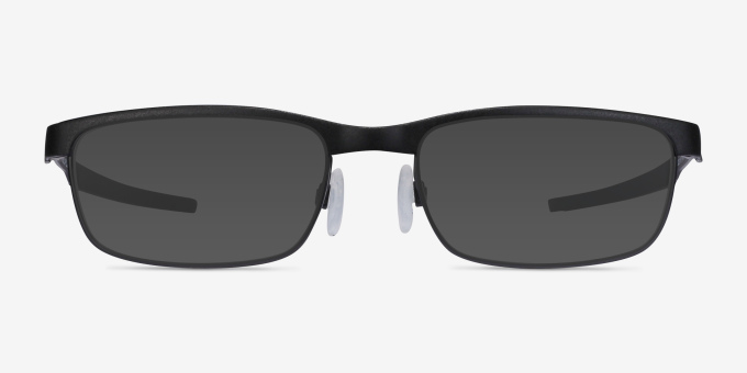 Oakley Steel Plate Powder Coal MetalEyeglass Frames from EyeBuyDirect, with Tinted Lenses