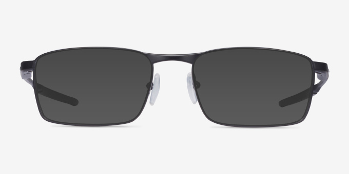 Oakley Fuller Satin Black MetalEyeglass Frames from EyeBuyDirect, with Tinted Lenses