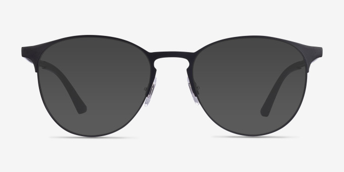 Ray-Ban RB6375 Black MetalEyeglass Frames from EyeBuyDirect, with Tinted Lenses