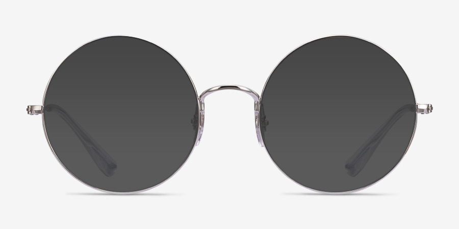 Ray-Ban RB6392 - Round Silver Frame Eyeglasses | Eyebuydirect