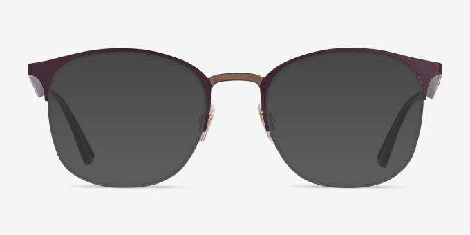 Ray-Ban RB6422 Bordeaux Gold MetalEyeglass Frames from EyeBuyDirect, with Tinted Lenses