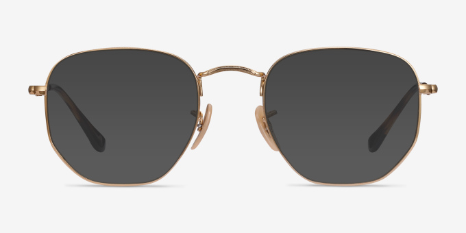 Ray-Ban RB6448 Arista Gold MetalEyeglass Frames from EyeBuyDirect, with Tinted Lenses