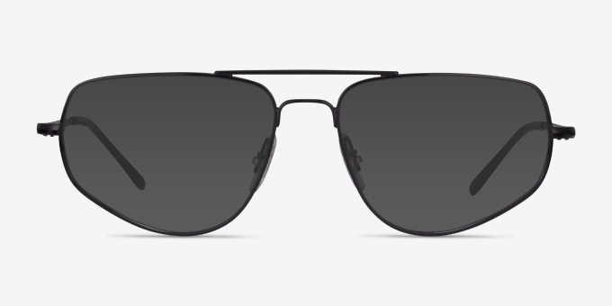Ray-Ban RB6455 Black MetalEyeglass Frames from EyeBuyDirect, with Tinted Lenses