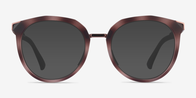 Oakley Top Knot Matte Rose & Tortoise AcetateEyeglass Frames from EyeBuyDirect, with Tinted Lenses