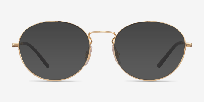 Ray-Ban RB6439 Gold MetalEyeglass Frames from EyeBuyDirect, with Tinted Lenses