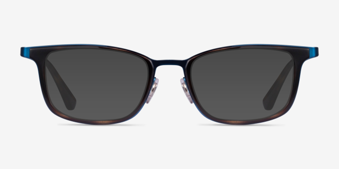 Ray-Ban RB6373M Tortoise Blue AcetateEyeglass Frames from EyeBuyDirect, with Tinted Lenses