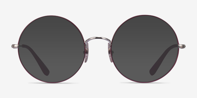 Ray-Ban RB6392 Purple Silver MétalMontures de lunettes de vue d'EyeBuyDirect, Avec des Verres Teintés