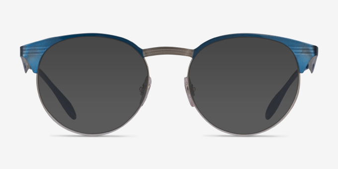 Ray-Ban RB6406 Blue MetalEyeglass Frames from EyeBuyDirect, with Tinted Lenses
