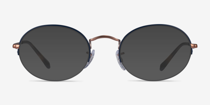 Ray-Ban RB6457 Blue MetalEyeglass Frames from EyeBuyDirect, with Tinted Lenses