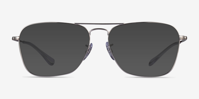 Ray-Ban RB6536 Silver MetalEyeglass Frames from EyeBuyDirect, with Tinted Lenses