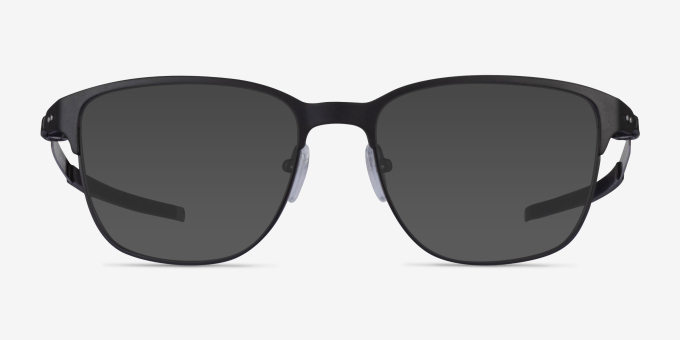 Oakley Seller Matte Black MetalEyeglass Frames from EyeBuyDirect, with Tinted Lenses