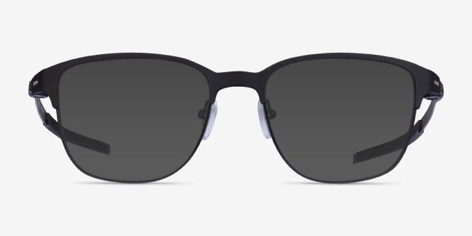 Oakley Seller Matte Black MetalEyeglass Frames from EyeBuyDirect, with Tinted Lenses