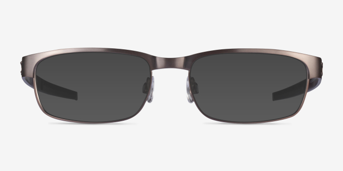 Oakley Metal Plate Gunmetal MetalEyeglass Frames from EyeBuyDirect, with Tinted Lenses