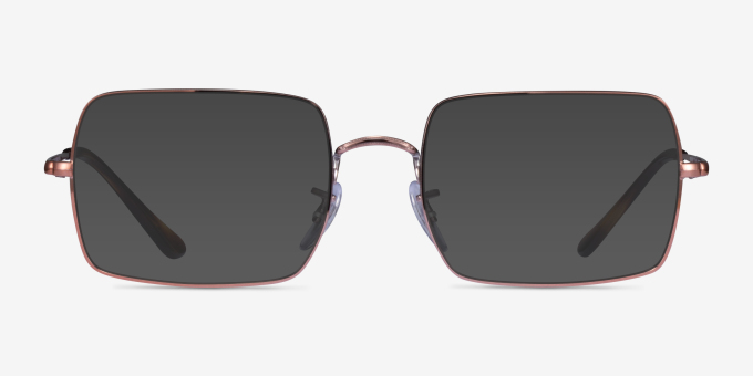 Ray-Ban RB1969V Copper MetalEyeglass Frames from EyeBuyDirect, with Tinted Lenses