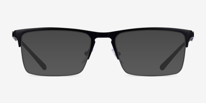ARNETTE Tail Matte Black MetalEyeglass Frames from EyeBuyDirect, with Tinted Lenses