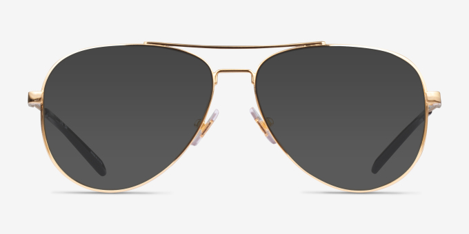 ARNETTE Wharf Gold MetalEyeglass Frames from EyeBuyDirect, with Tinted Lenses